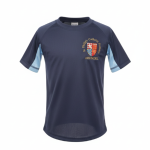 St Philips Arundel PE T Shirt Navy/Sky WARENNE