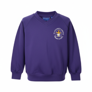 ST CATHERINES VEE NECK SWEAT