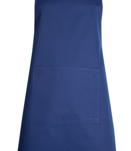 Bib Apron With Pocket Navy