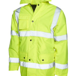 HI Vis Road Safety Jacket Yellow
