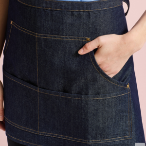 Jeans Stitch Denim Waist Apron -