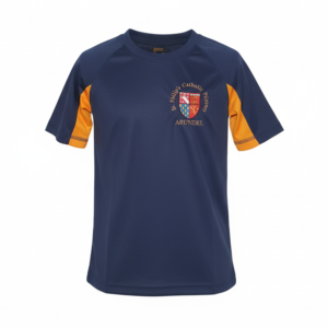 St Philips Arundel PE T Shirt Navy/Amber BROTHERTON