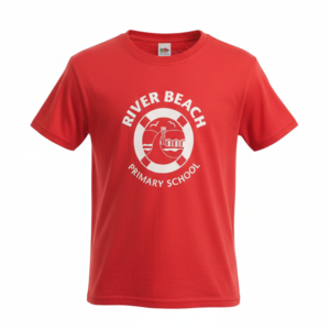 RIVER BEACH RED PE T SHIRT ENDURANCE