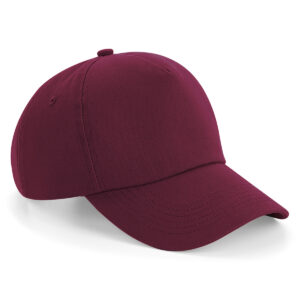 Authentice 5 Panel Cap Maroon